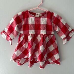 Ruffle Butts Red and White Dress